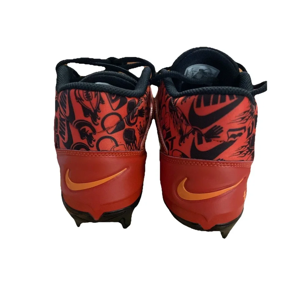 New Nike Alpha Menace 4 PRO SE Football Cleats‎ FQ3984-600 Men's Sz 10 Red/Black